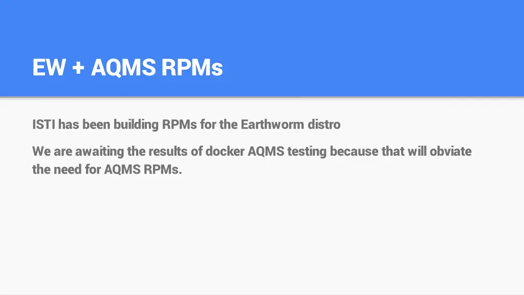 ew aqms rpms