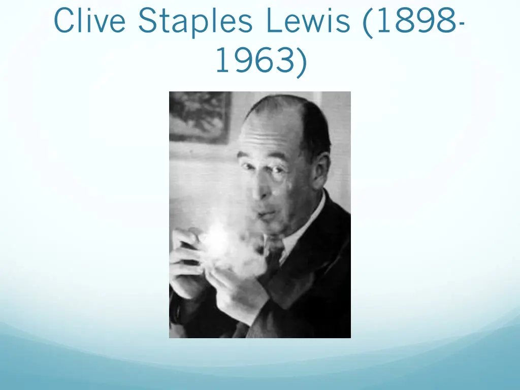 clive staples lewis 1898 1963