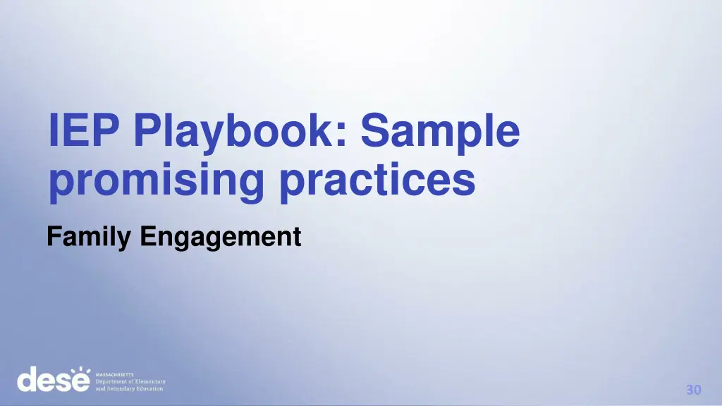iep playbook sample promising practices