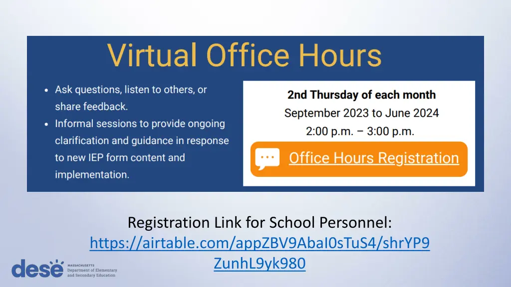 registration link for school personnel https