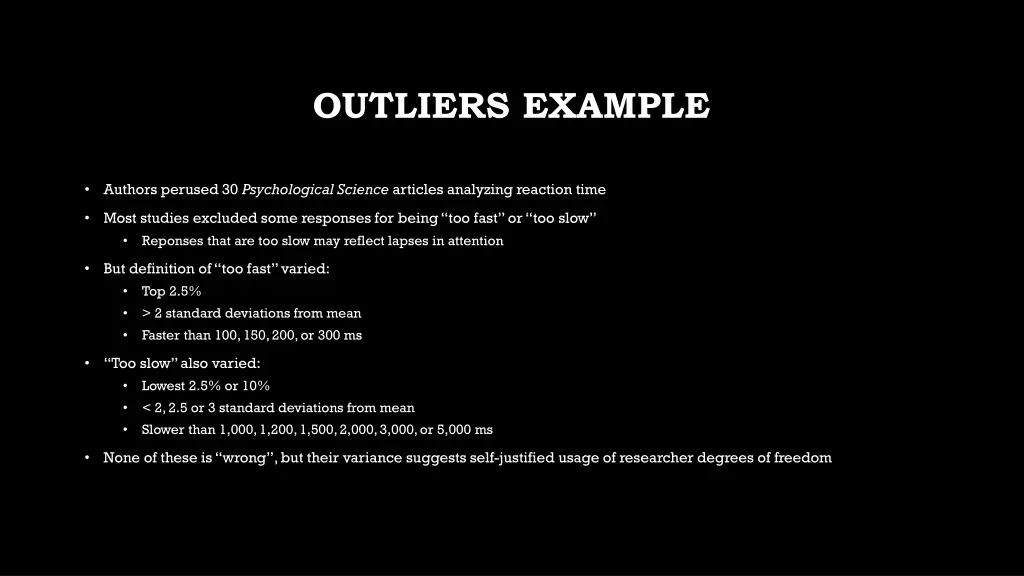 outliers example