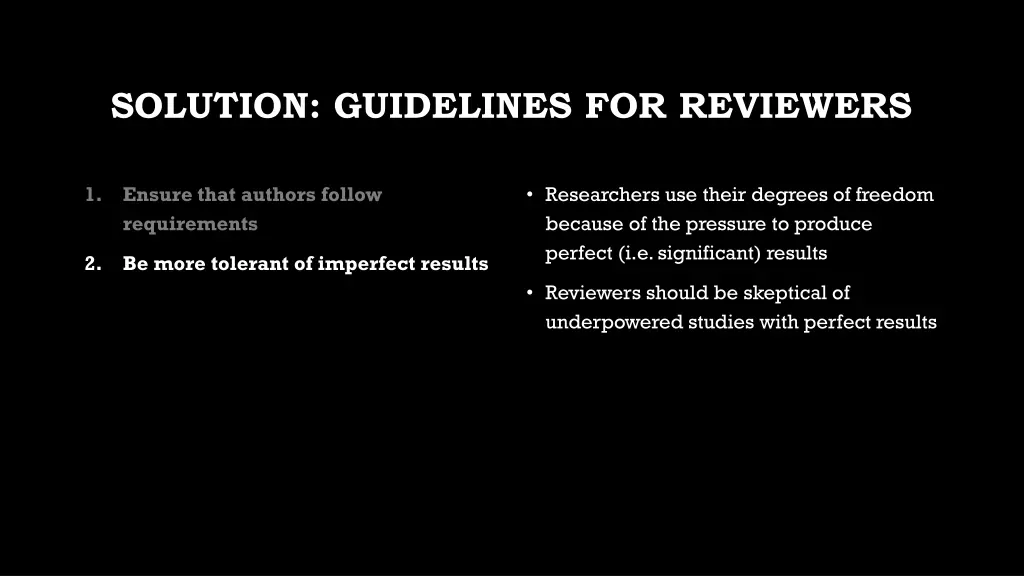 solution guidelines for reviewers 1