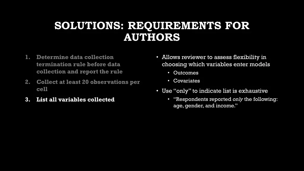 solutions requirements for authors 2