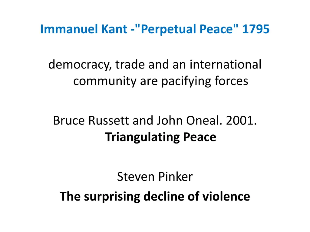 immanuel kant perpetual peace 1795