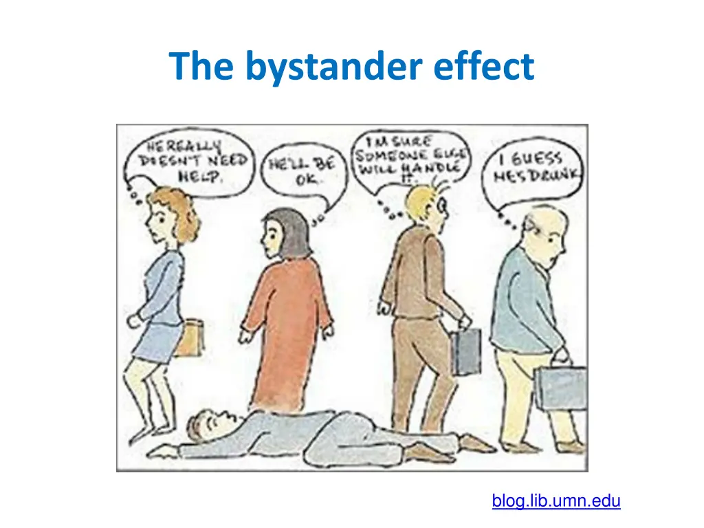 the bystander effect