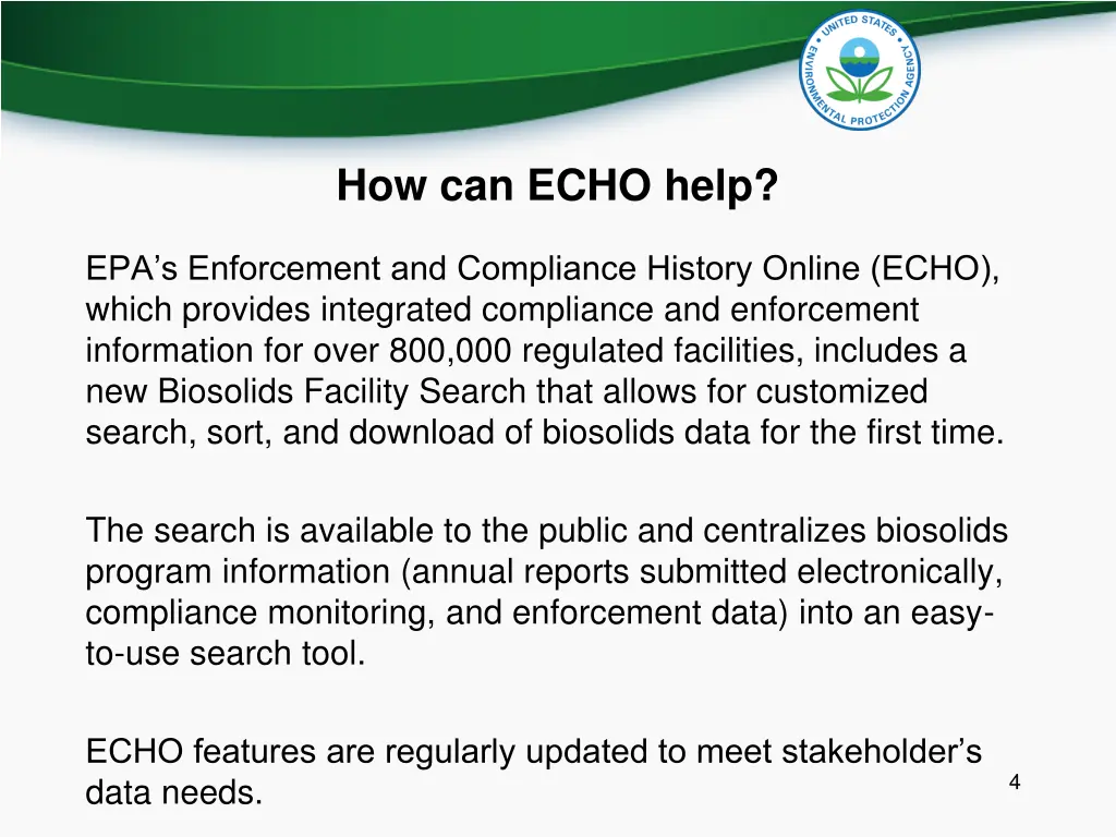 how can echo help