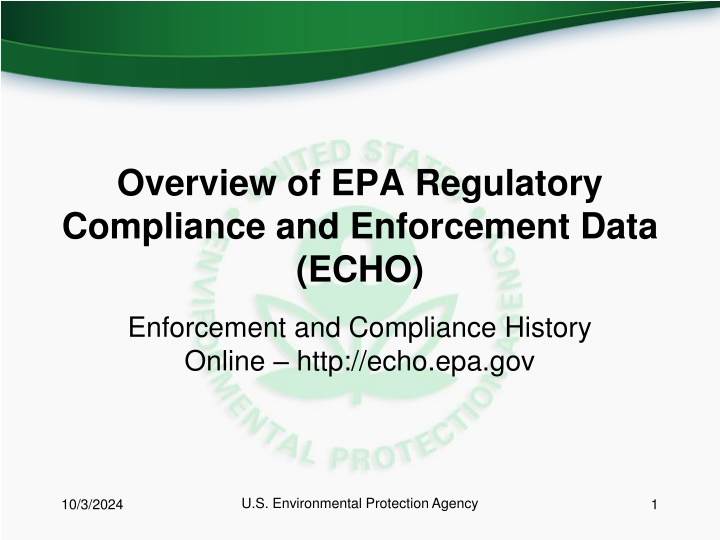 overview of epa regulatory compliance