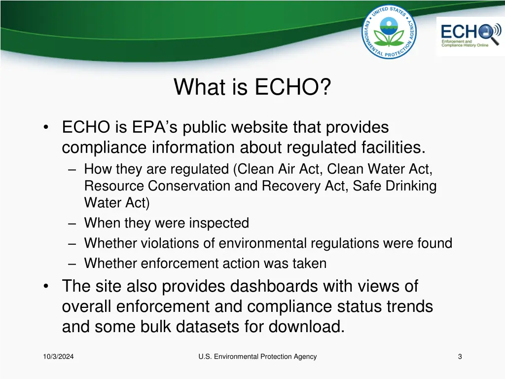 what is echo