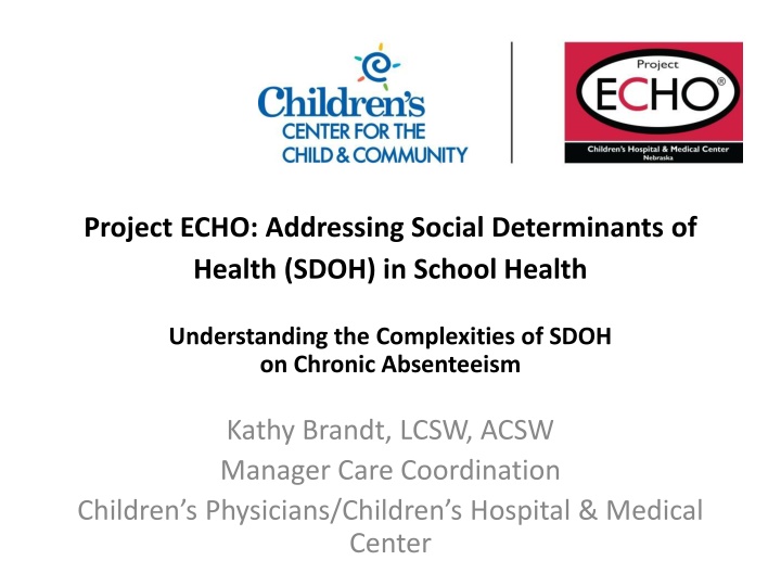 project echo addressing social determinants