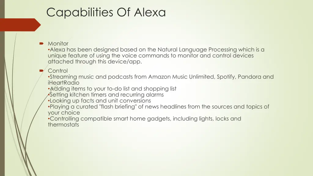 capabilities of alexa