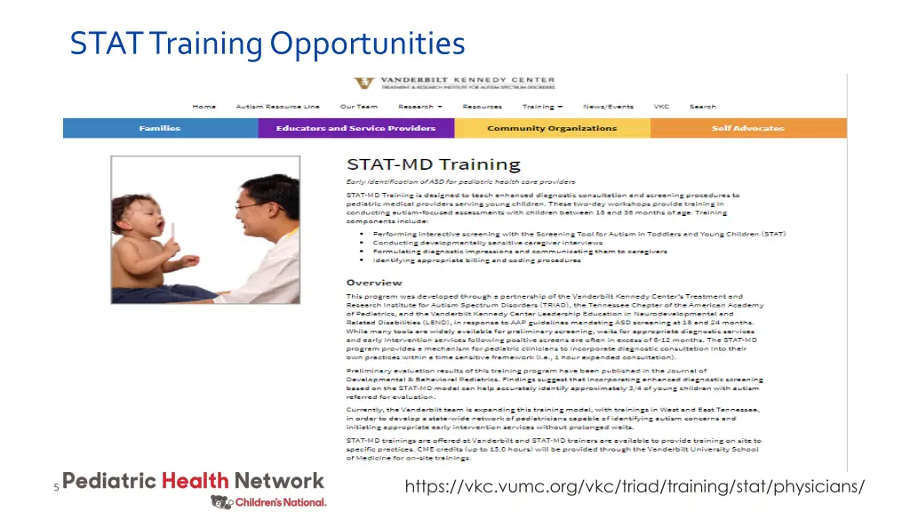 stat training opportunities