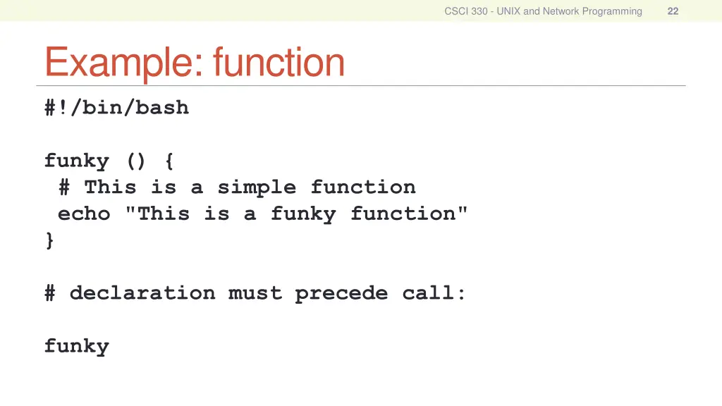 csci 330 unix and network programming 21