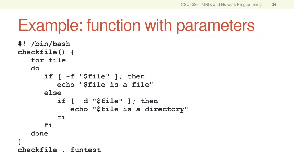 csci 330 unix and network programming 23