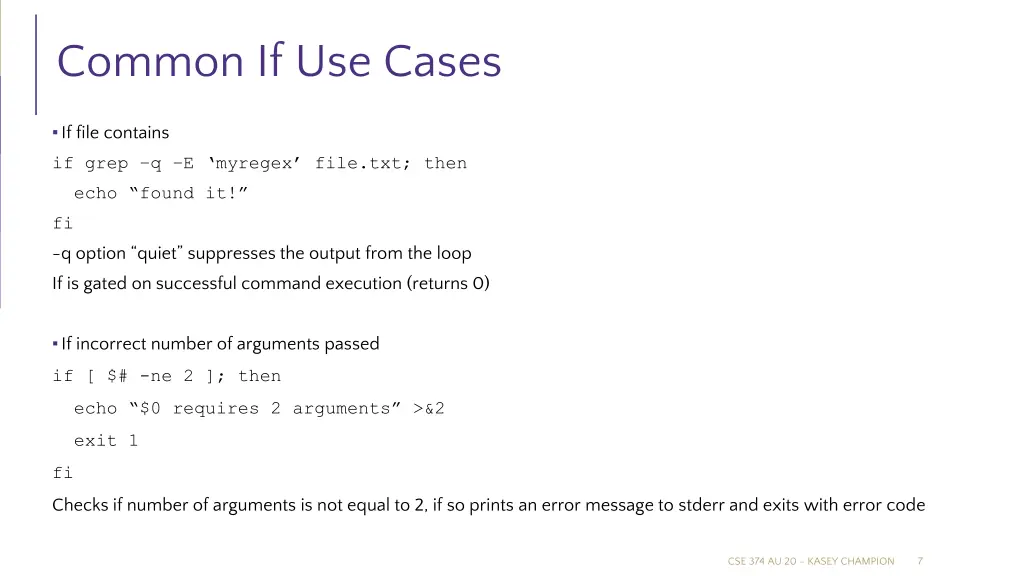 common if use cases