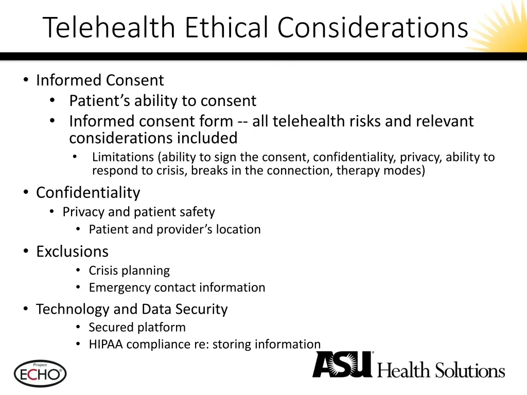 telehealth ethical considerations 1