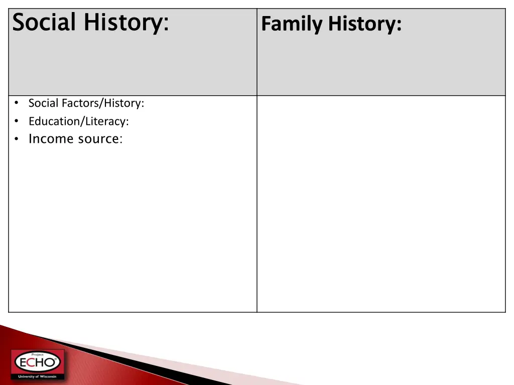 social history