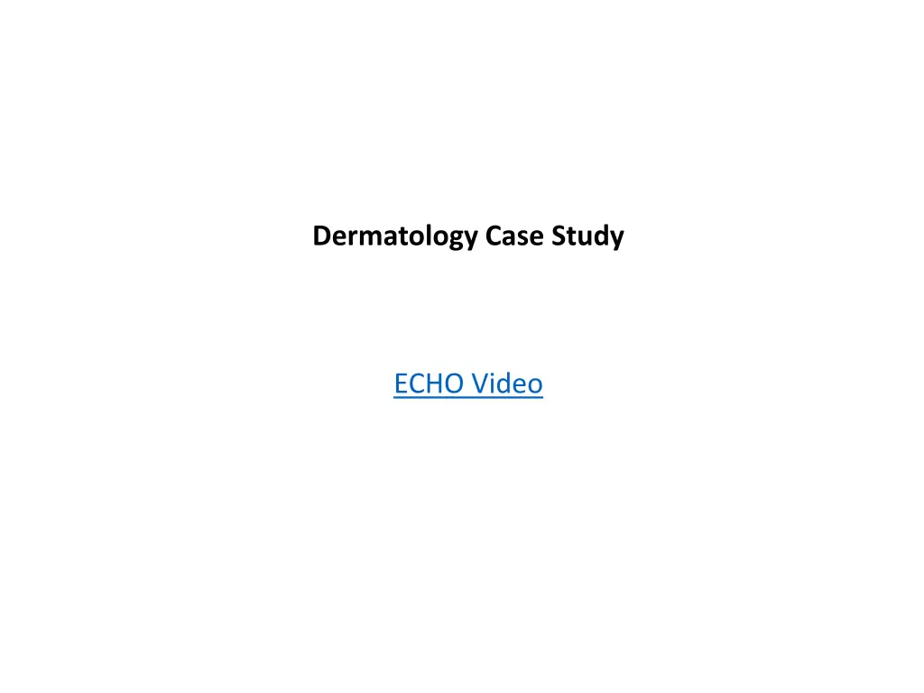 dermatology case study