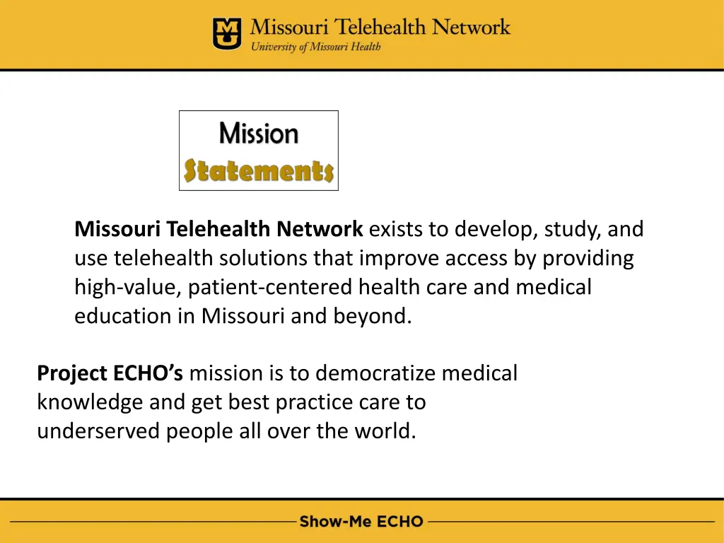 missouri telehealth network exists to develop