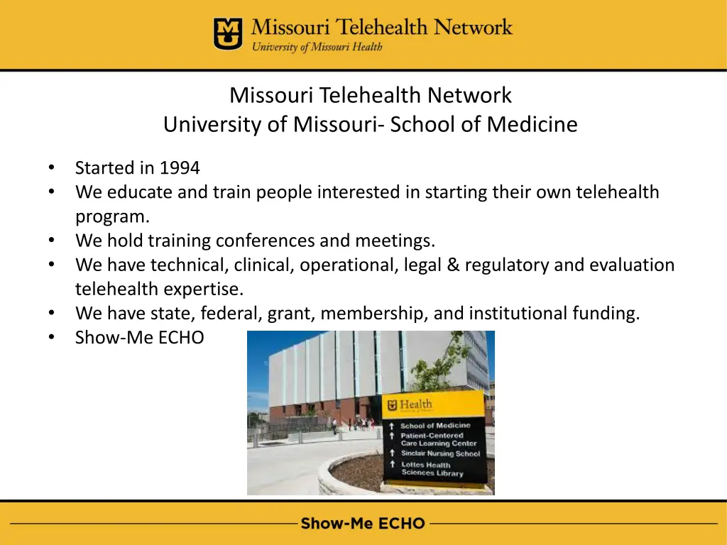 missouri telehealth network university