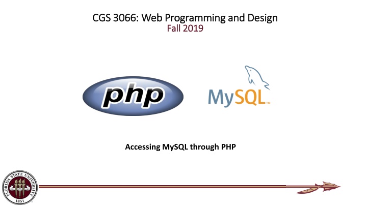 cgs 3066 web programming and design cgs 3066