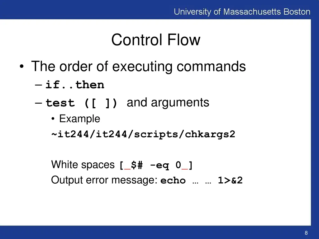 control flow 5