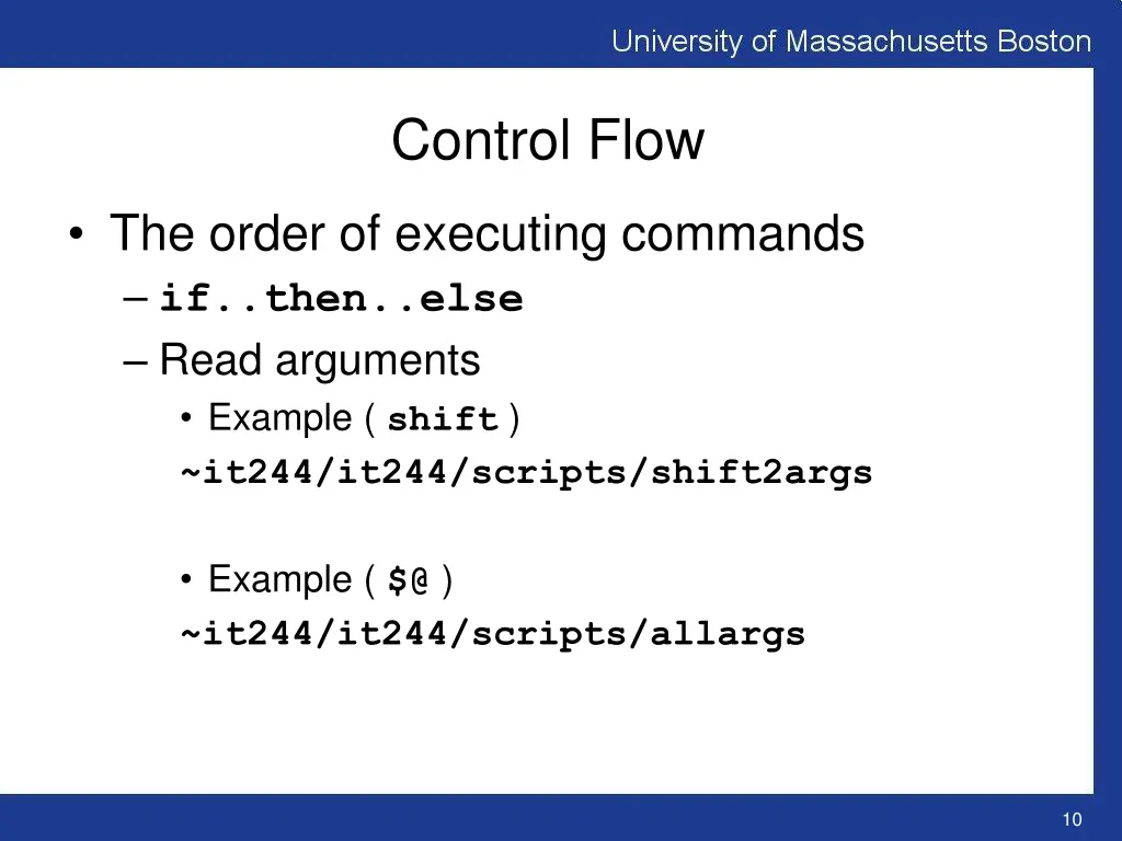 control flow 7