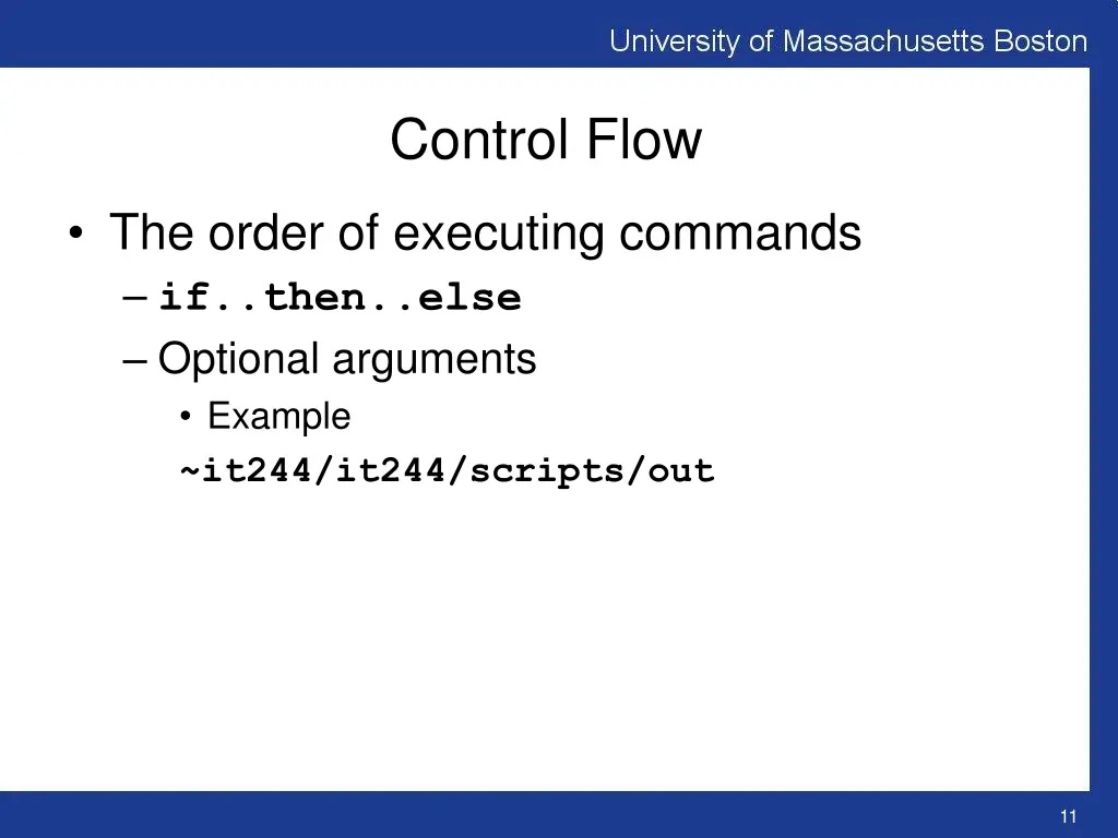 control flow 8