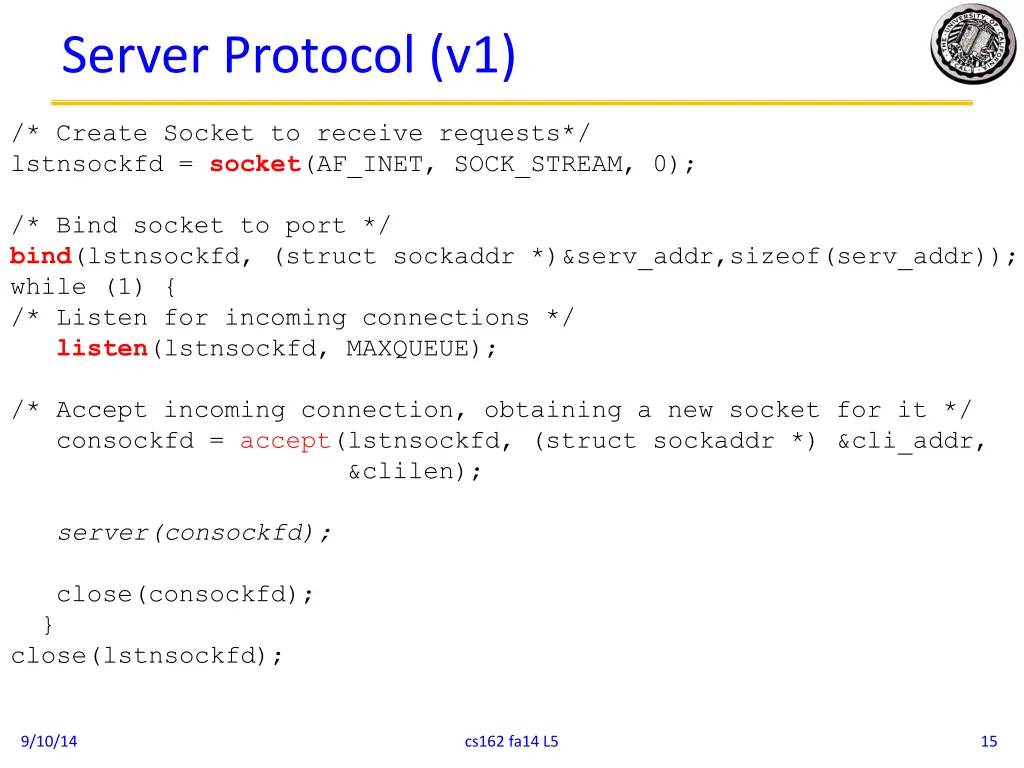 server protocol v1