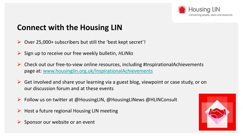 connect with the housing lin