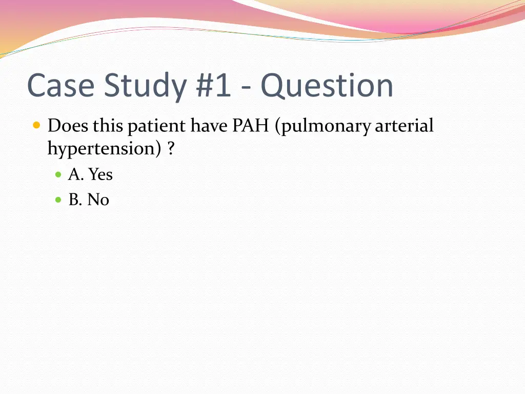 case study 1 question 1