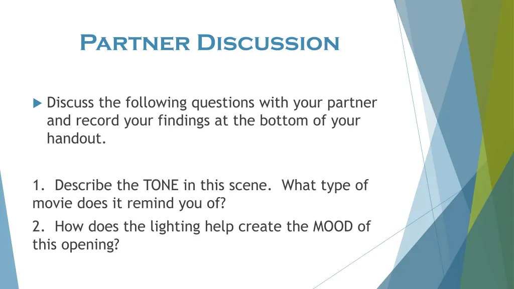 partner discussion