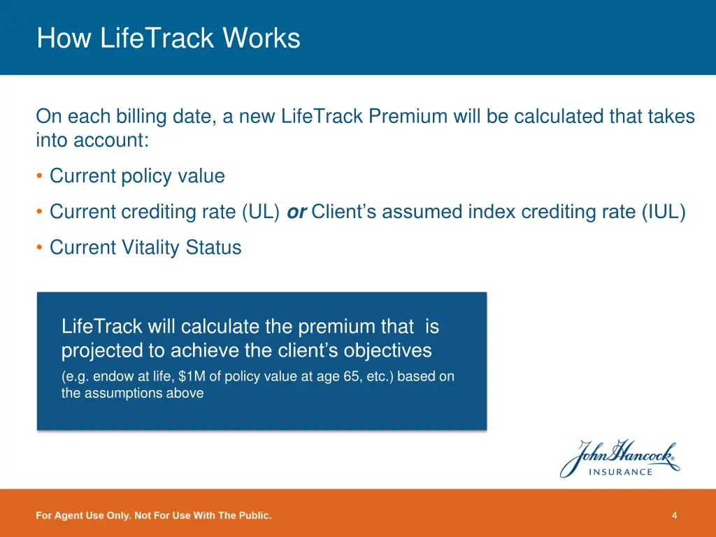 how lifetrack works