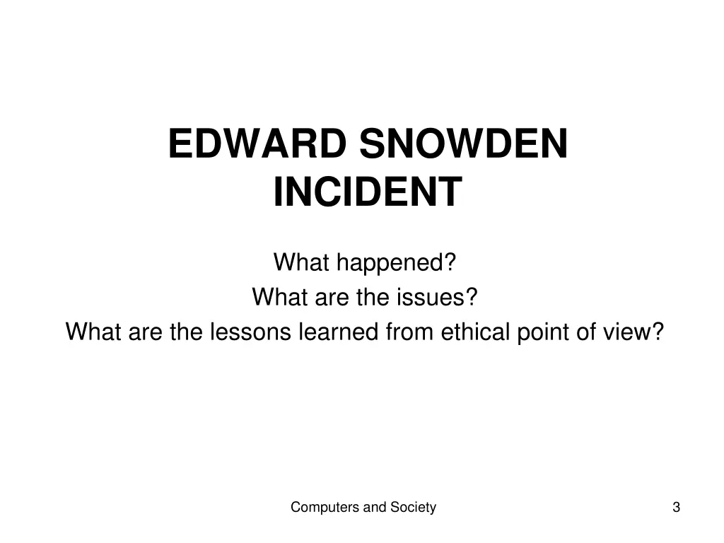 edward snowden incident