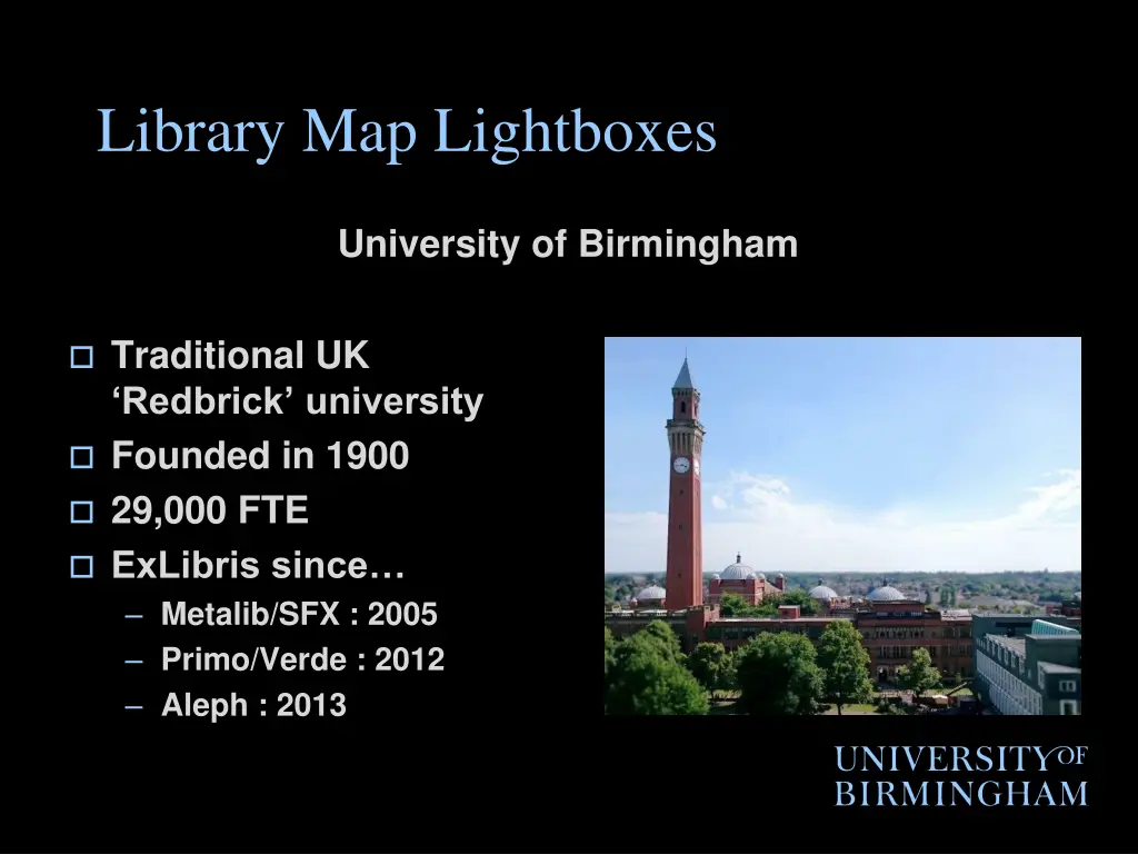 library map lightboxes