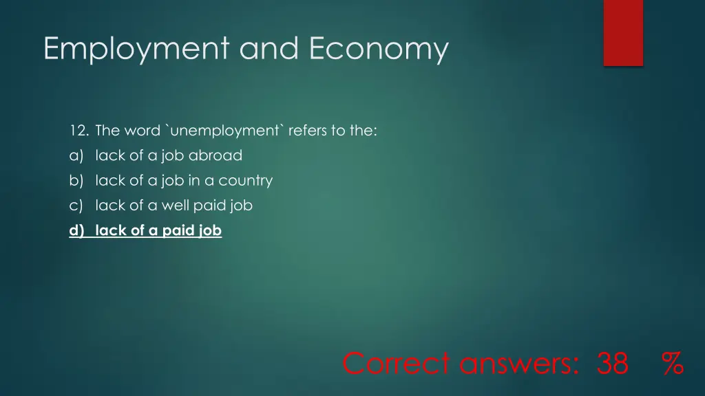 employment and economy 1