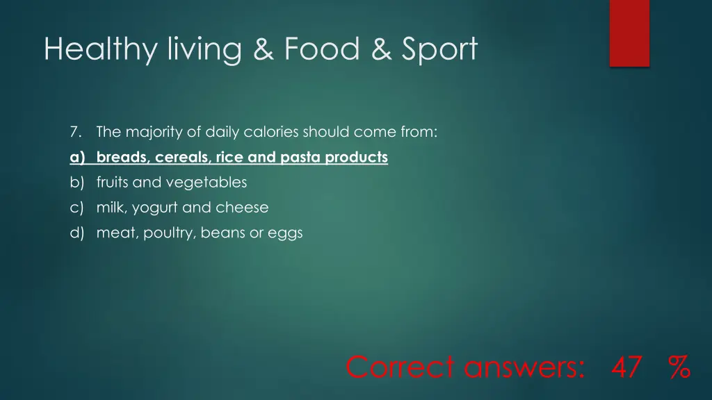 healthy living food sport 1