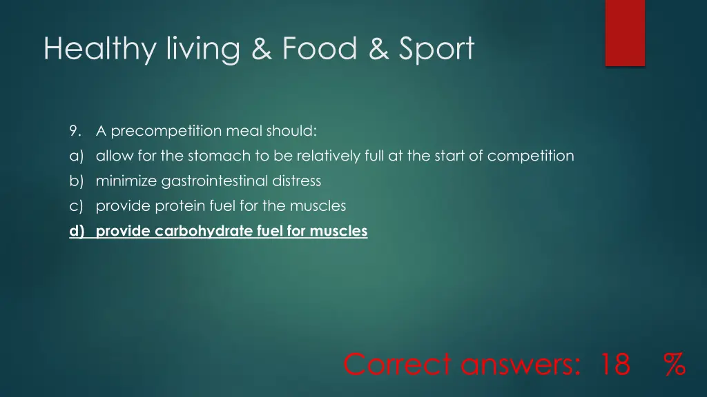 healthy living food sport 3