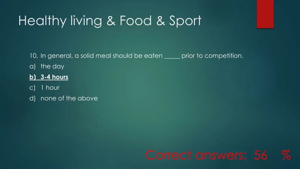 healthy living food sport 4