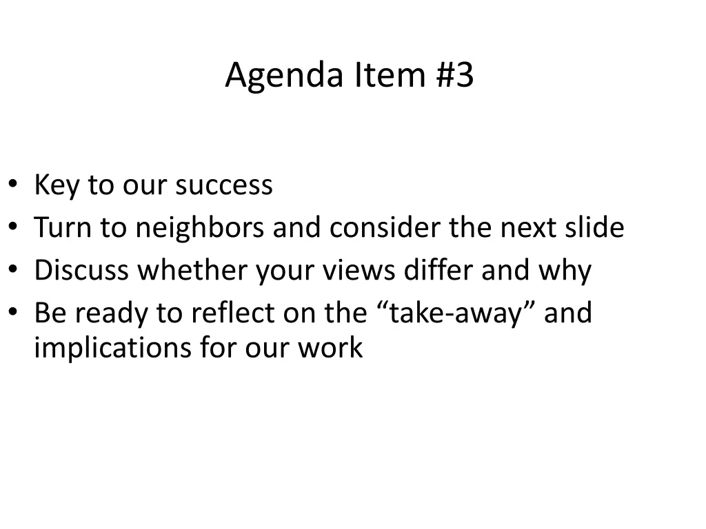 agenda item 3