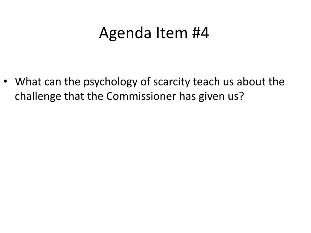 agenda item 4