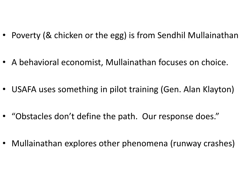 poverty chicken or the egg is from sendhil