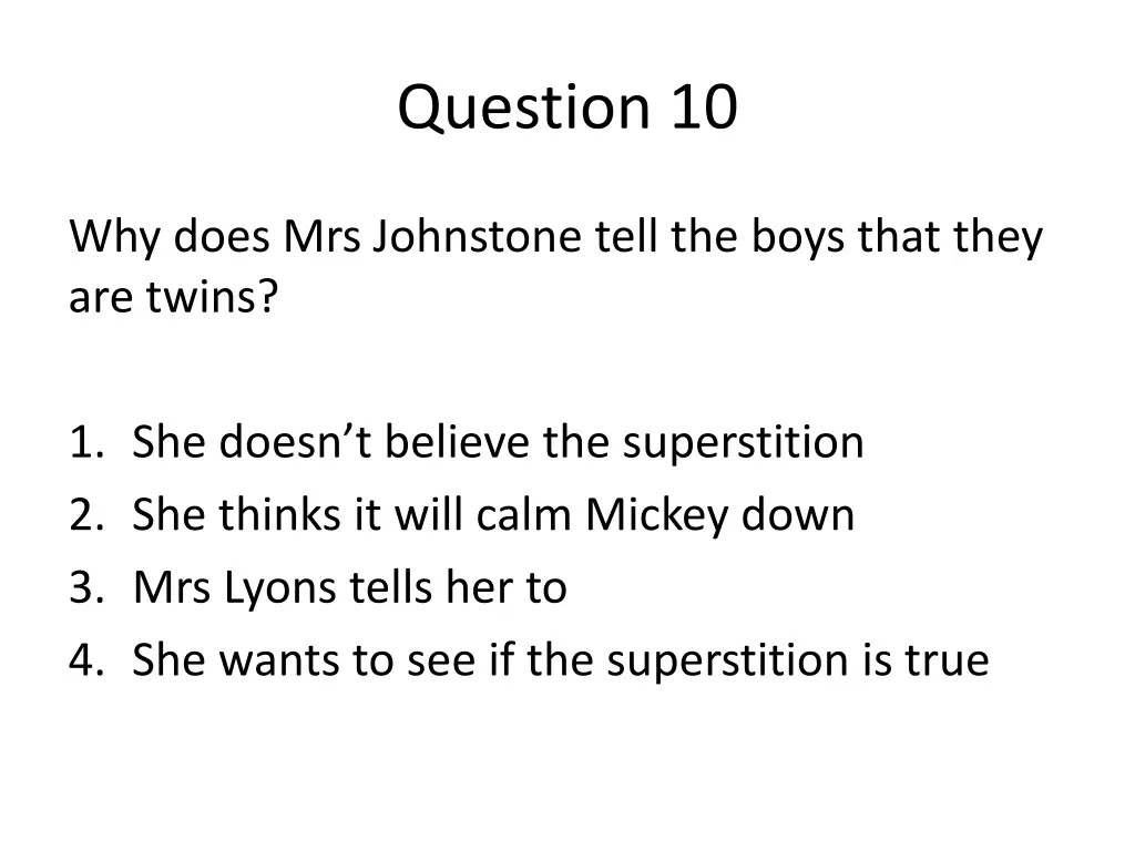 question 10