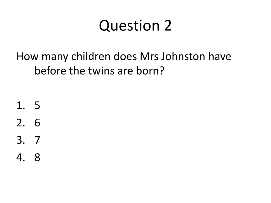 question 2