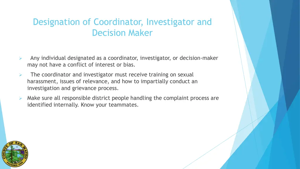 designation of coordinator investigator