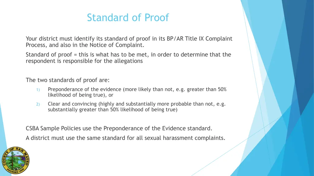 standard of proof