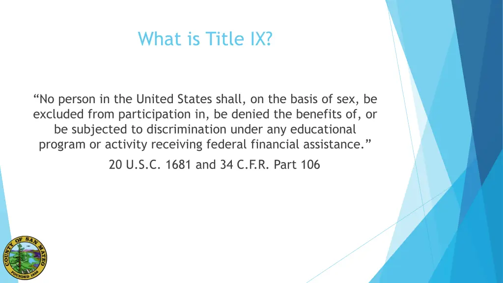 what is title ix