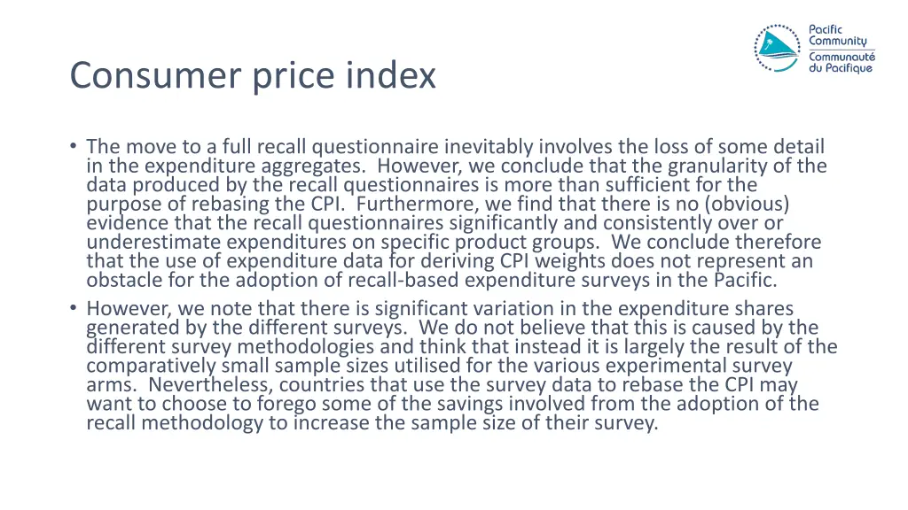 consumer price index