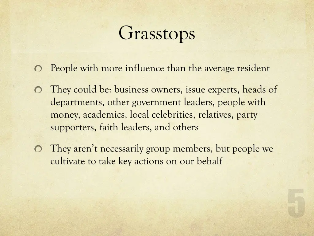 grasstops