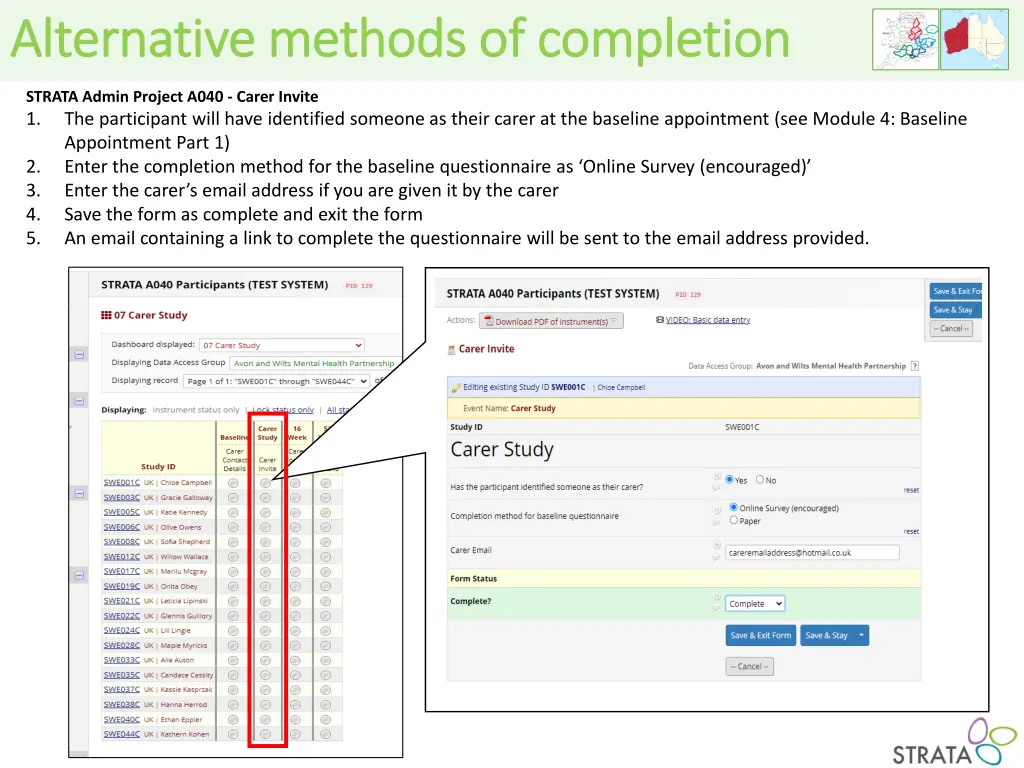 alternative methods of completion alternative 1