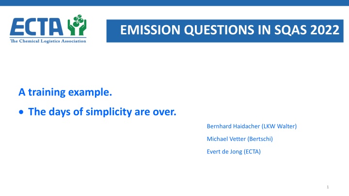 emission questions in sqas 2022